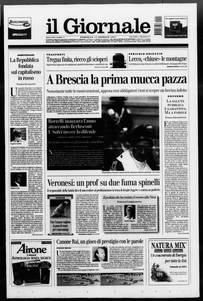 Il giornale : quotidiano del mattino